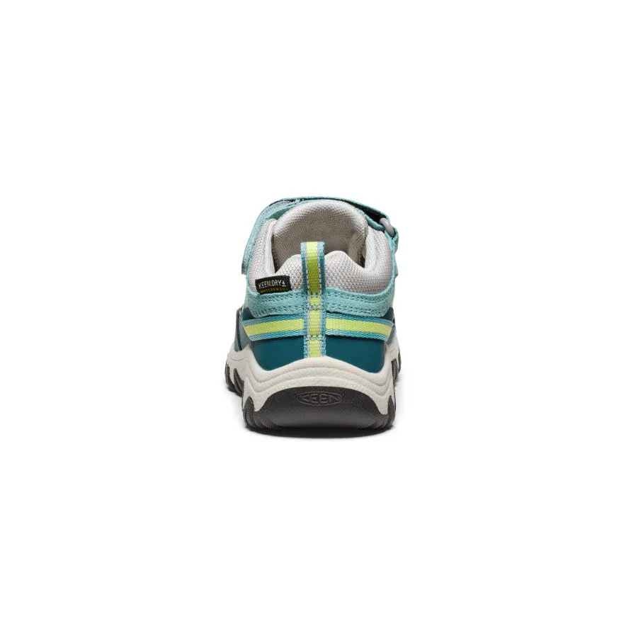 Little Kids' Targhee IV Waterproof Hiking Shoe  |  Reef Waters/Daiquiri Green KEEN