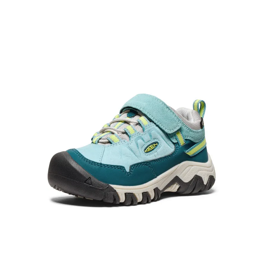 Little Kids' Targhee IV Waterproof Hiking Shoe  |  Reef Waters/Daiquiri Green KEEN
