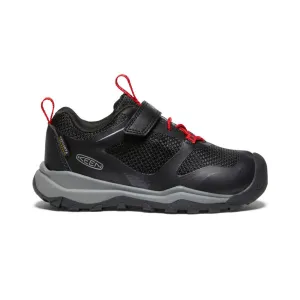 Little Kids' Wanduro Waterproof Shoe  |  Black/Ribbon Red KEEN