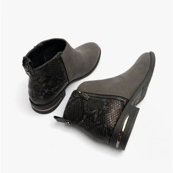Lotus ANNEKA Womens Boots Grey/Snake