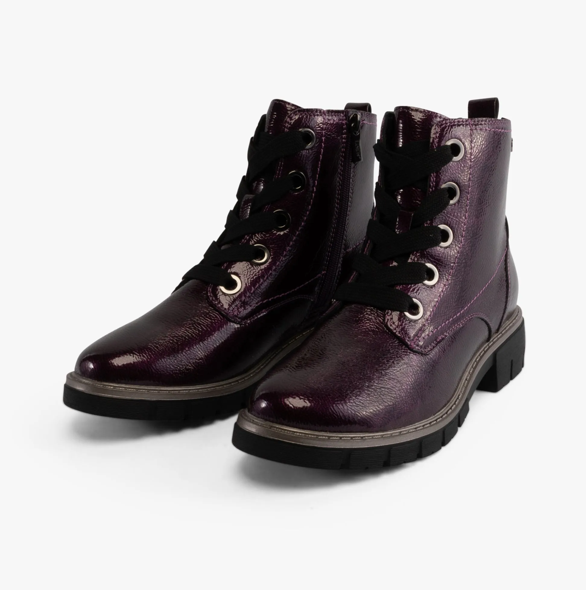 Lotus JOJO Womens Boots Purple