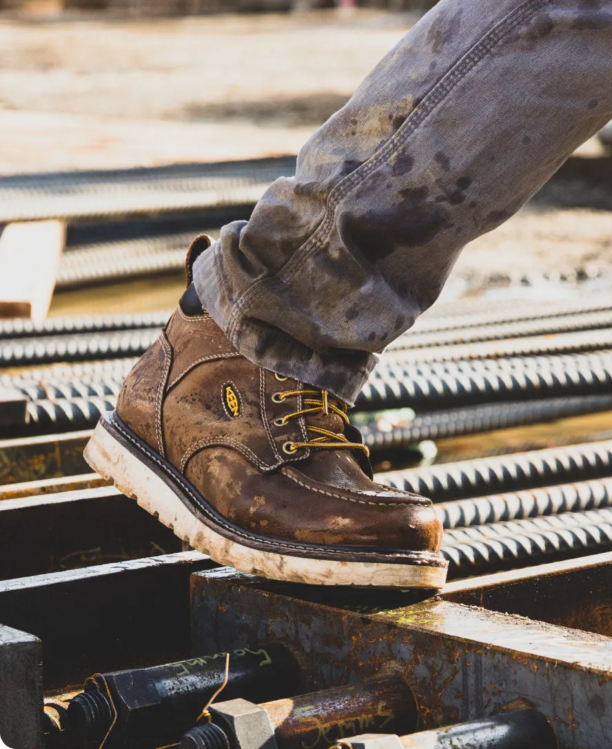 Men's Cincinnati 6" Waterproof Boot (Soft Toe)  |  Belgian/Sandshell KEEN