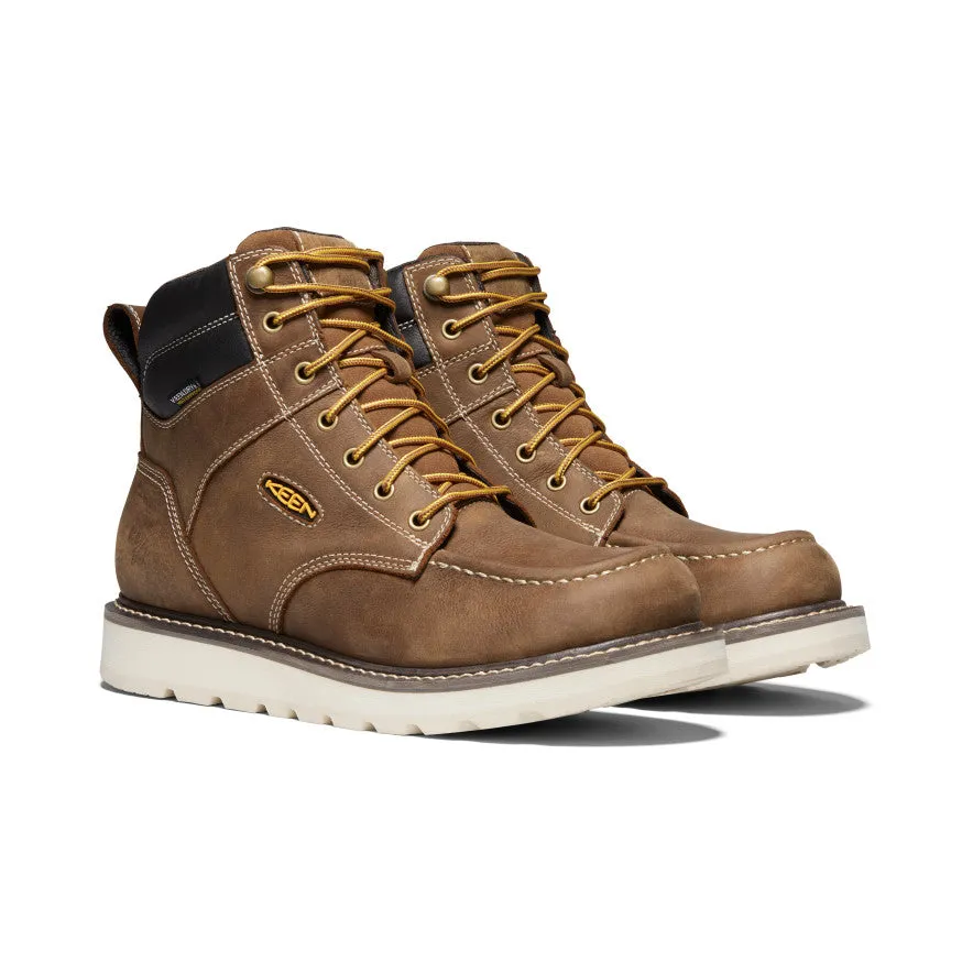Men's Cincinnati 6" Waterproof Boot (Soft Toe)  |  Belgian/Sandshell KEEN