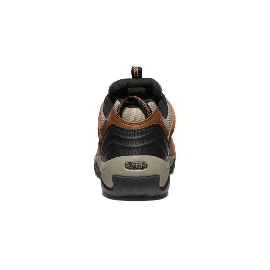 Men's Headout Waterproof Hiking Shoe  |  Bison/Fossil Orange KEEN