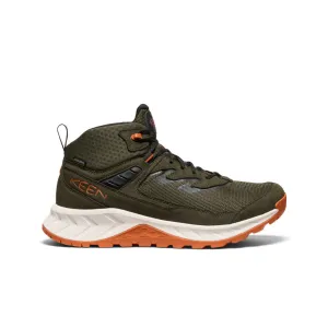 Men's Hightrail Waterproof Hiking Boot  |  Forest Night/Gold Flame KEEN