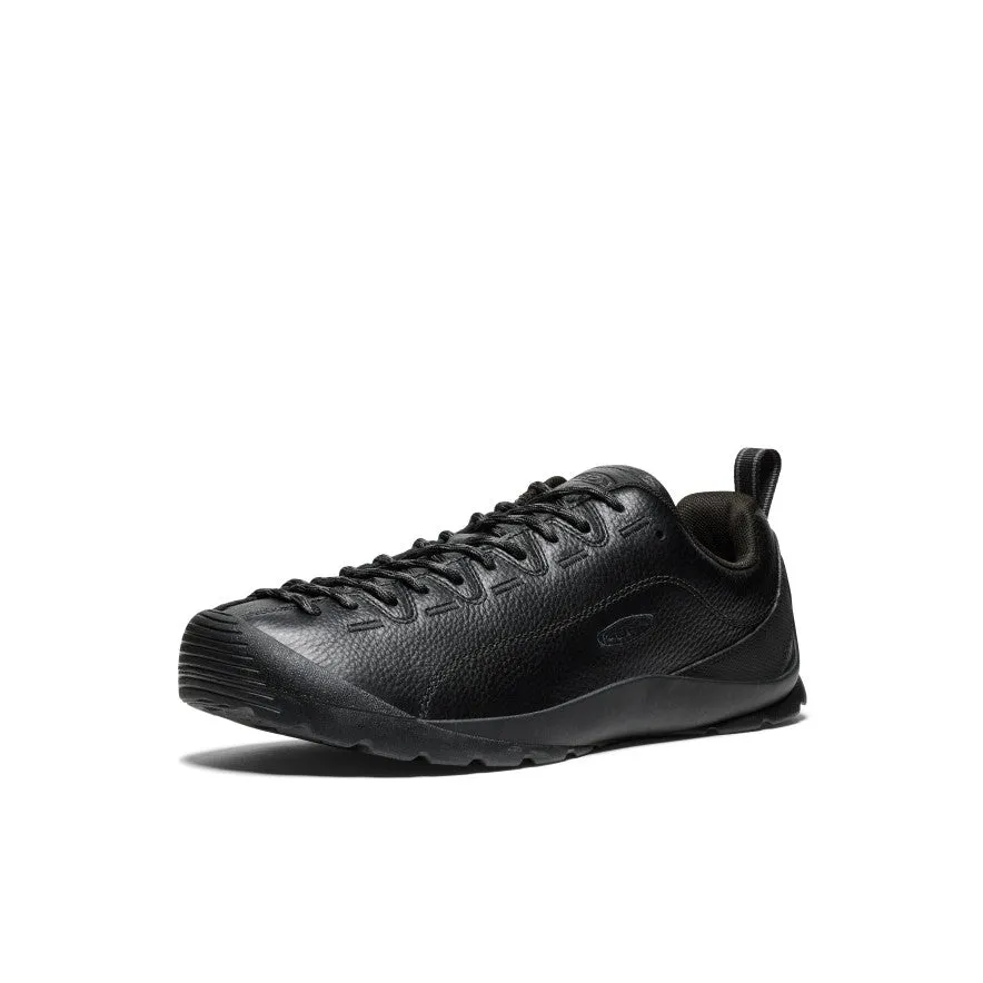 Men's Jasper Sneaker  |  Black Smooth Leather KEEN