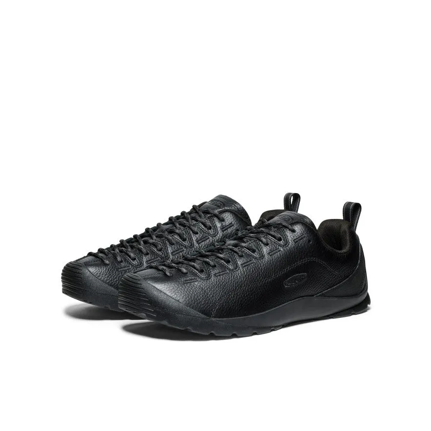 Men's Jasper Sneaker  |  Black Smooth Leather KEEN
