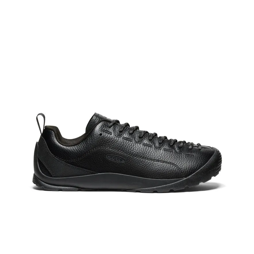 Men's Jasper Sneaker  |  Black Smooth Leather KEEN