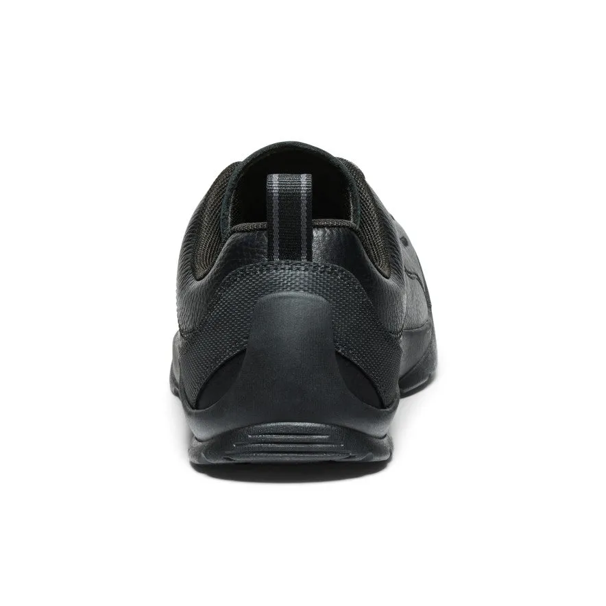 Men's Jasper Sneaker  |  Black Smooth Leather KEEN