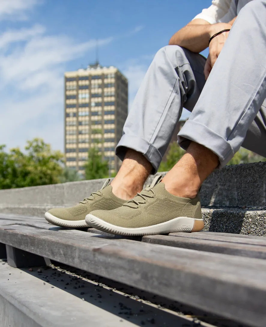 Men's KNX Knit Sneaker  |  Martini Olive/Plaza Taupe KEEN