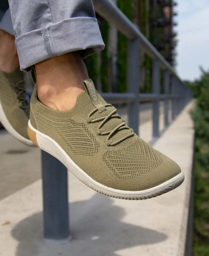 Men's KNX Knit Sneaker  |  Martini Olive/Plaza Taupe KEEN