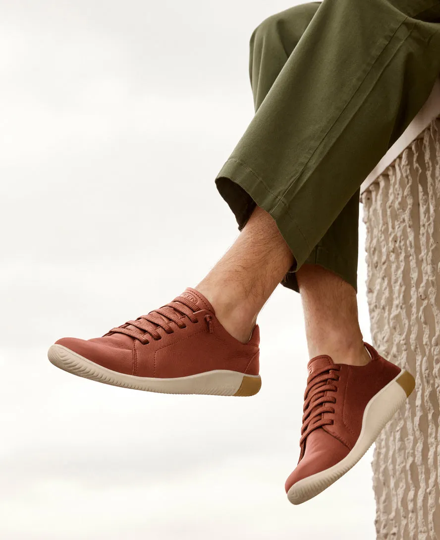 Men's KNX Leather Sneaker  |  Tortoise Shell/Plaza Taupe KEEN