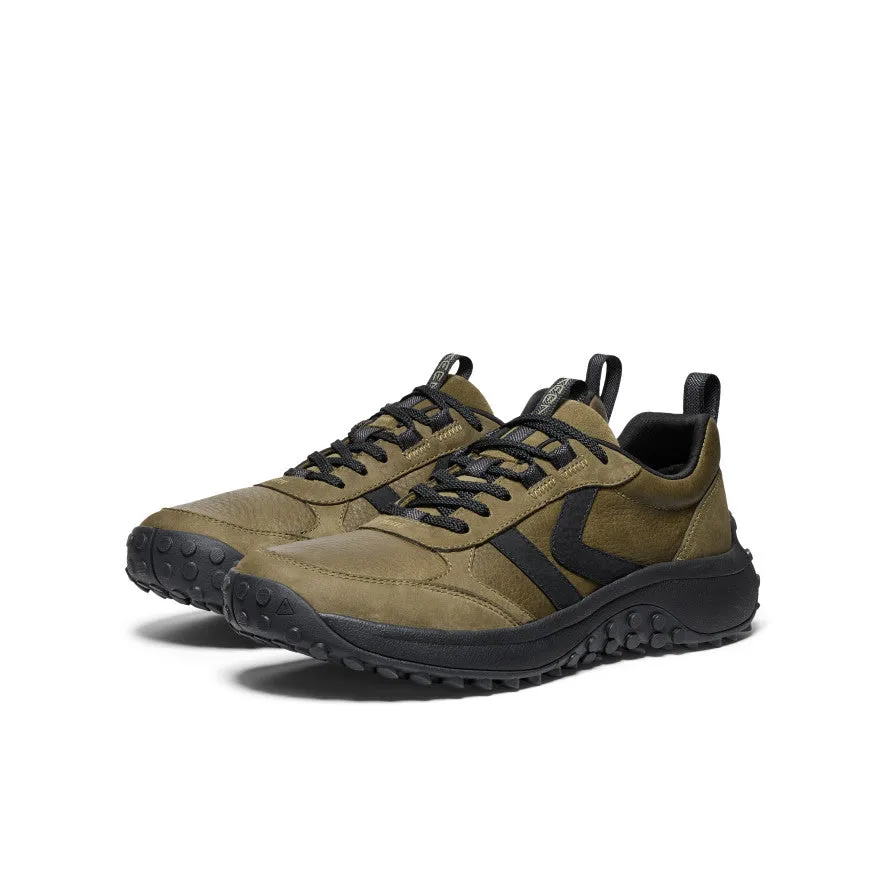 Men's KS86 Leather Sneaker  |  Dark Olive/Black KEEN