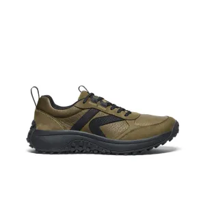 Men's KS86 Leather Sneaker  |  Dark Olive/Black KEEN