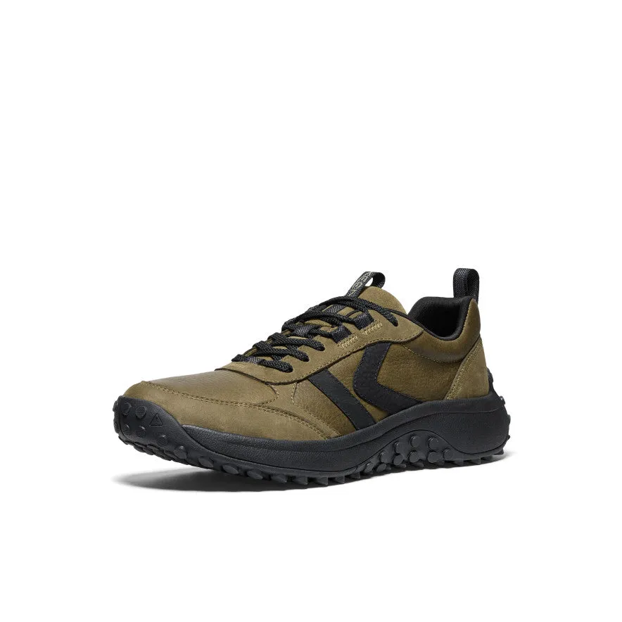 Men's KS86 Leather Sneaker  |  Dark Olive/Black KEEN