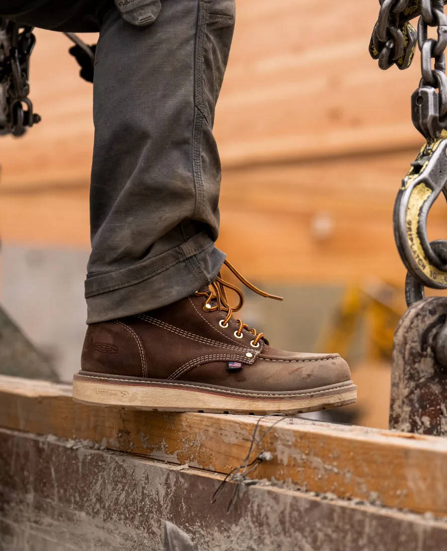 Men's Liberty 6" Waterproof Boot (Carbon Toe)  |  Chestnut/Gum KEEN