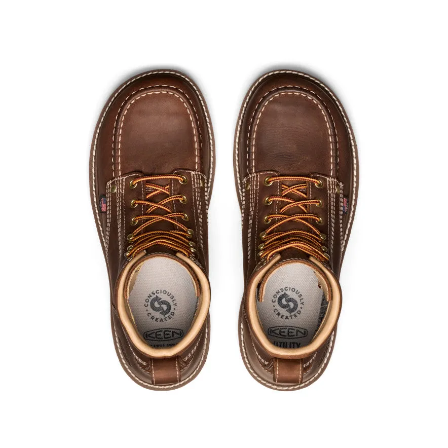 Men's Liberty 6" Waterproof Boot (Carbon Toe)  |  Chestnut/Gum KEEN
