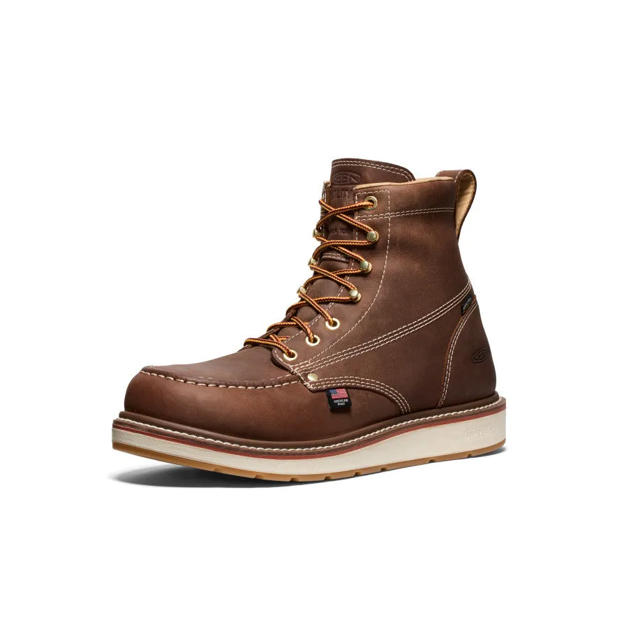 Men's Liberty 6" Waterproof Boot (Carbon Toe)  |  Chestnut/Gum KEEN