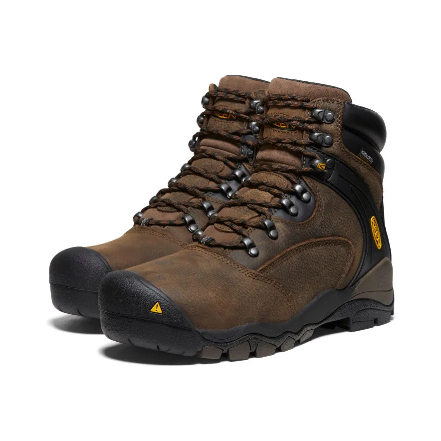 Men's Louisville 6" Waterproof Boot (Steel Toe)  |  Cascade Brown KEEN