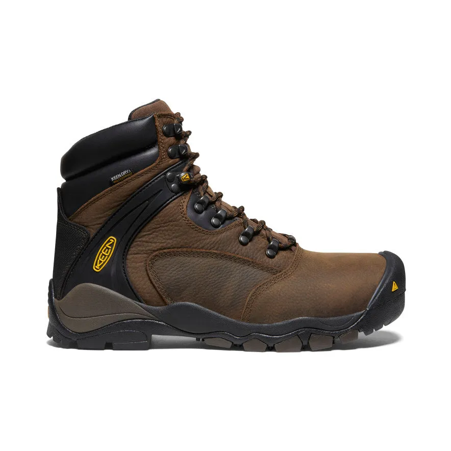 Men's Louisville 6" Waterproof Boot (Steel Toe)  |  Cascade Brown KEEN