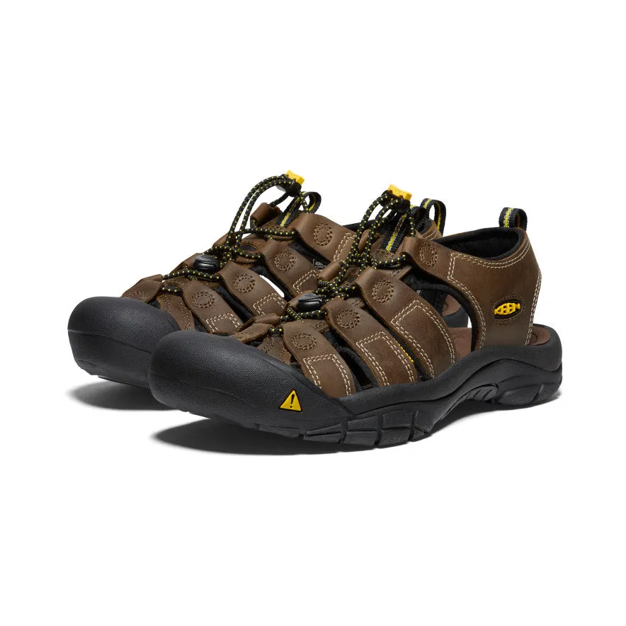 Men's Newport Leather Sandal Wide  |  Bison KEEN