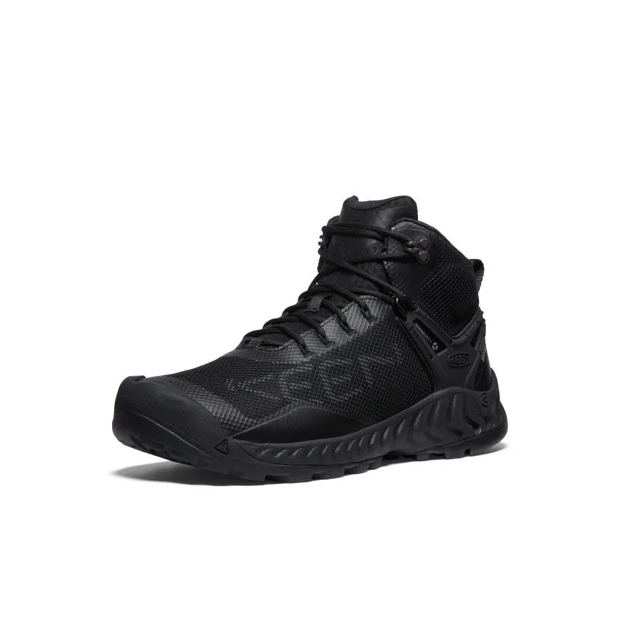 Men's NXIS EVO Waterproof Boot  |  Triple Black KEEN