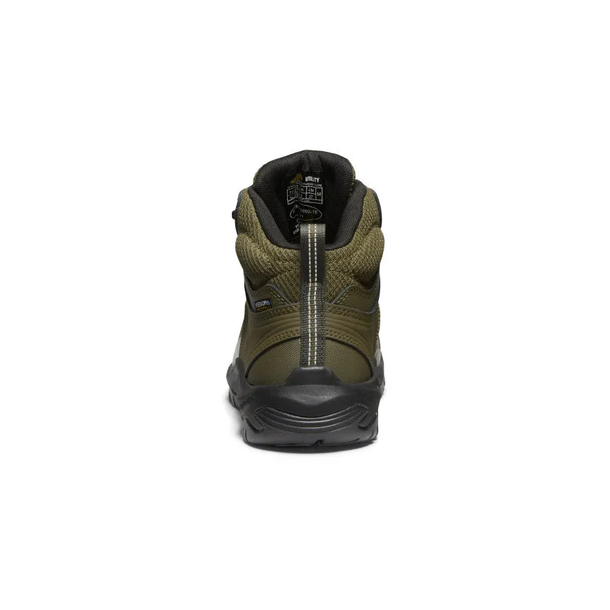 Men's Reno Waterproof Mid (Soft Toe)  |  Dark Olive/Black KEEN