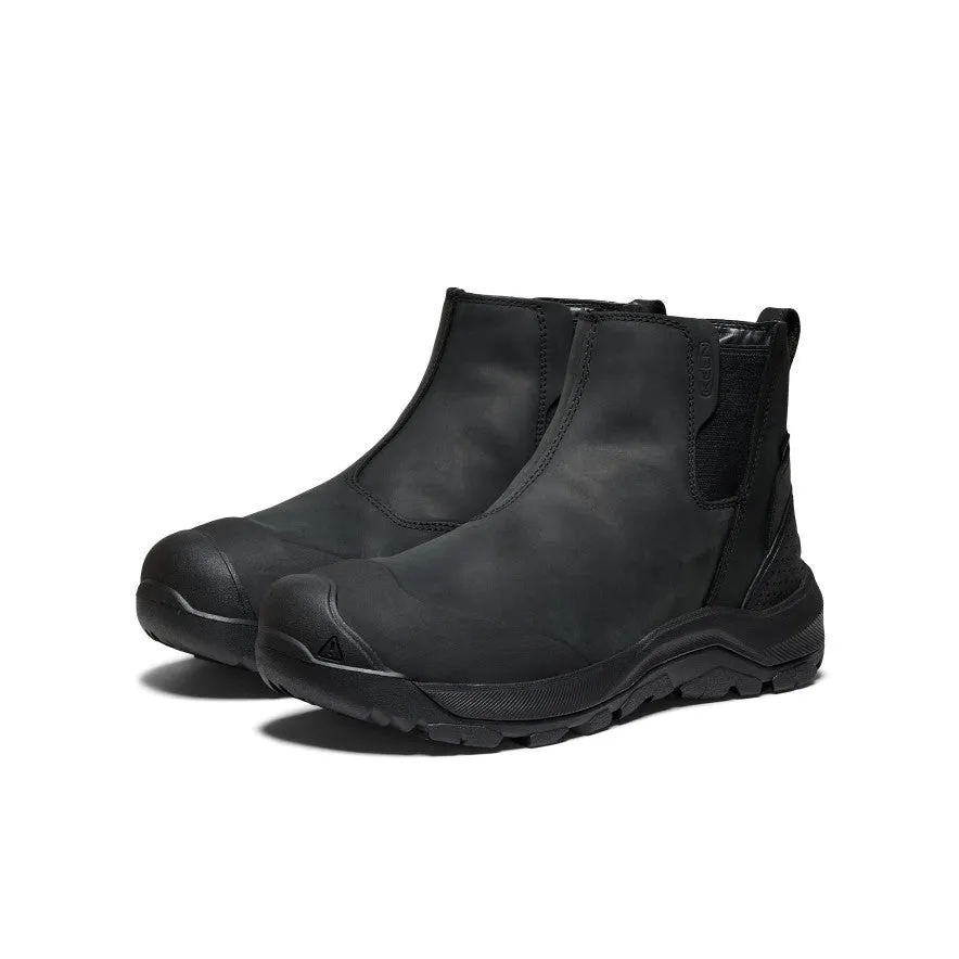 Men's Revel IV Waterproof Chelsea  |  Black/Black KEEN