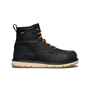 Men's San Jose 6" Waterproof Boot (Aluminum Toe)  |  Black/Gum KEEN