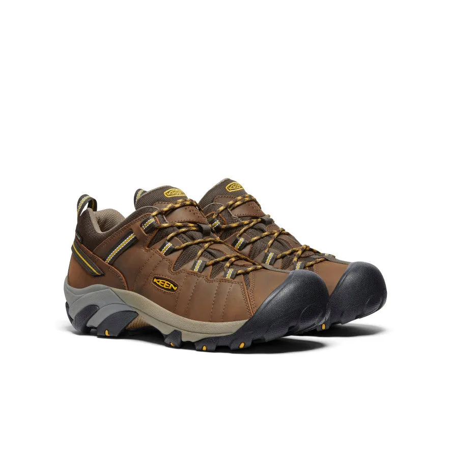 Men's Targhee II Waterproof  |  Cascade Brown/Golden Yellow KEEN