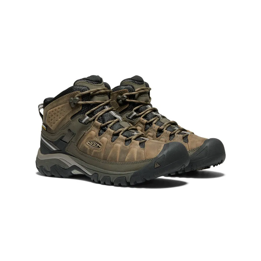 Men's Targhee III Waterproof Mid  |  Bungee Cord/Black KEEN