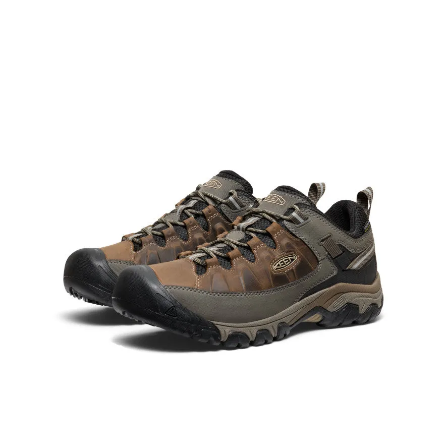 Men's Targhee III Waterproof Wide  |  Bungee Cord/Black KEEN