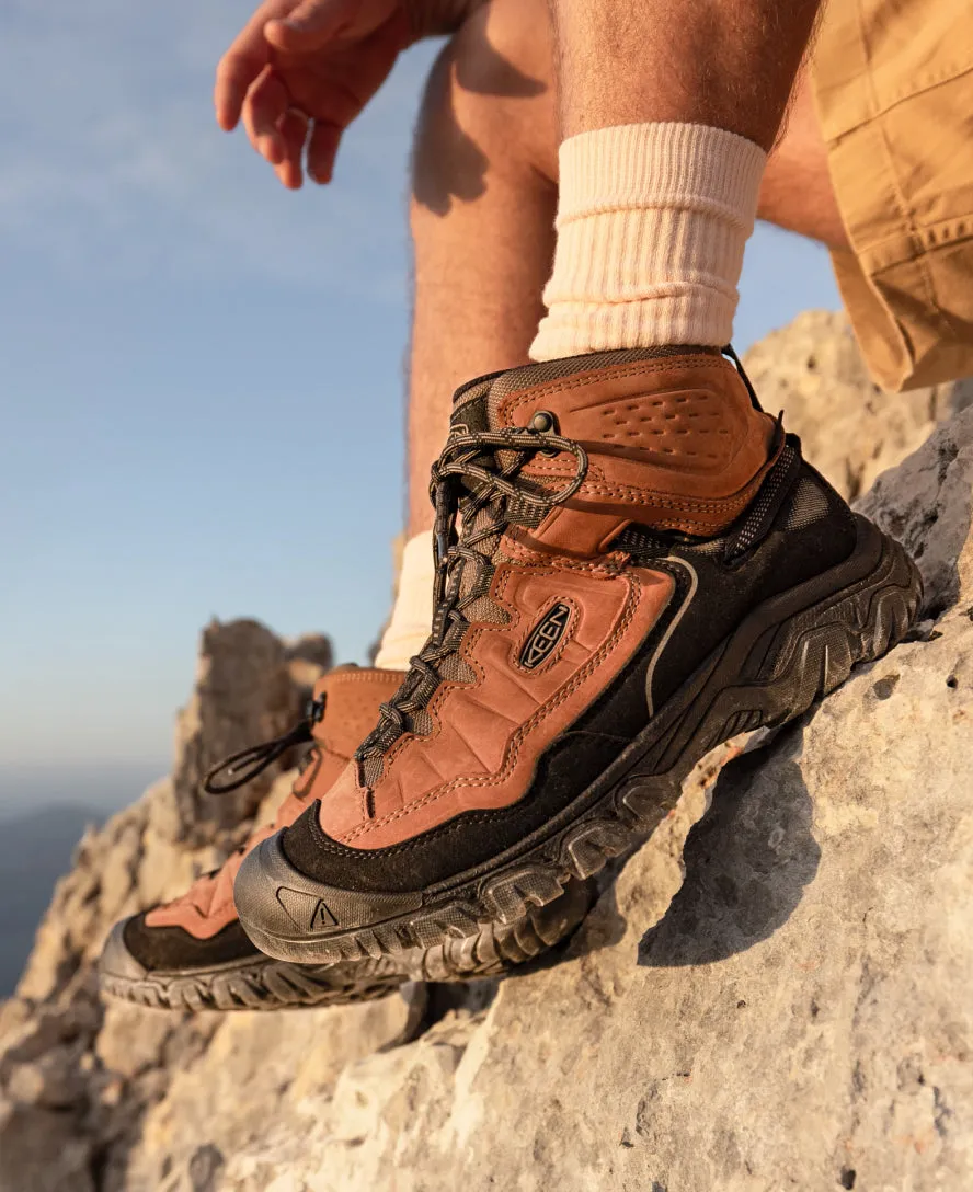 Men's Targhee IV Waterproof Hiking Boot  |  Bison/Black KEEN
