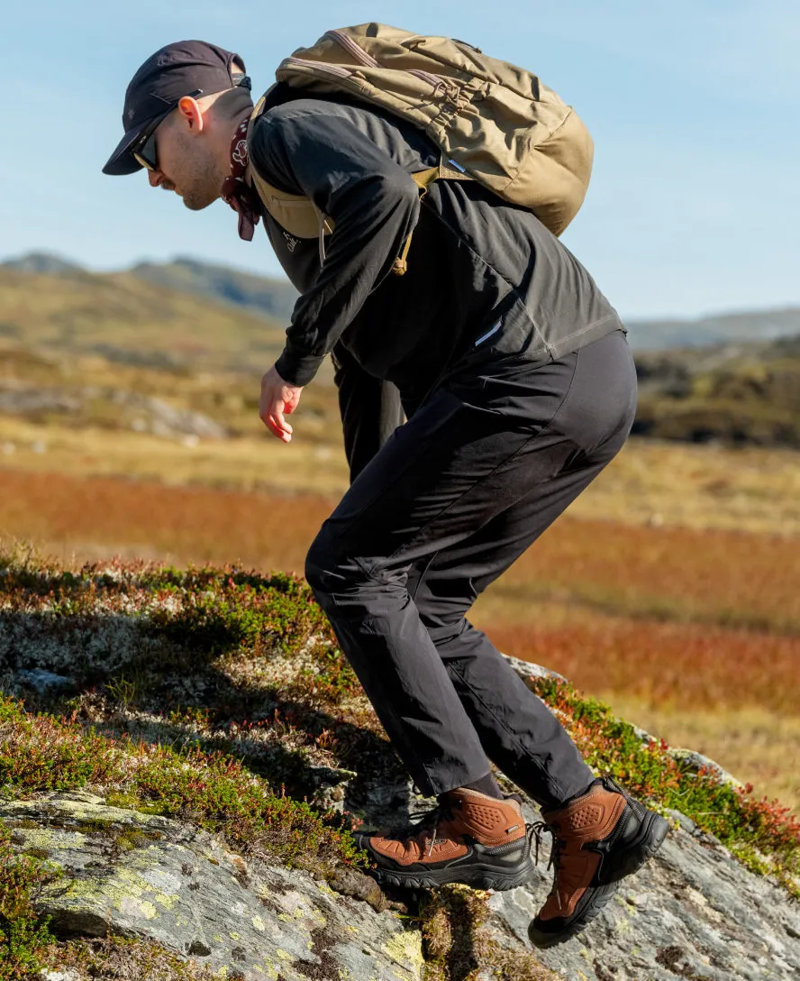 Men's Targhee IV Waterproof Hiking Boot  |  Bison/Black KEEN