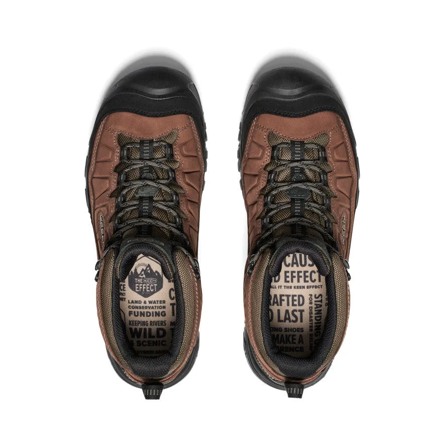 Men's Targhee IV Waterproof Hiking Boot  |  Bison/Black KEEN