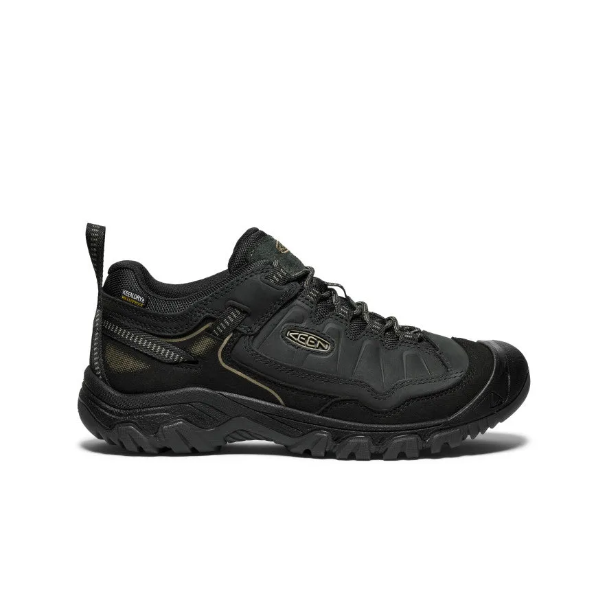 Men's Targhee IV Waterproof Hiking Shoe  |  Triple Black KEEN