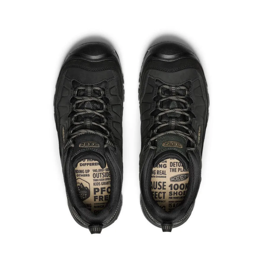 Men's Targhee IV Waterproof Hiking Shoe  |  Triple Black KEEN