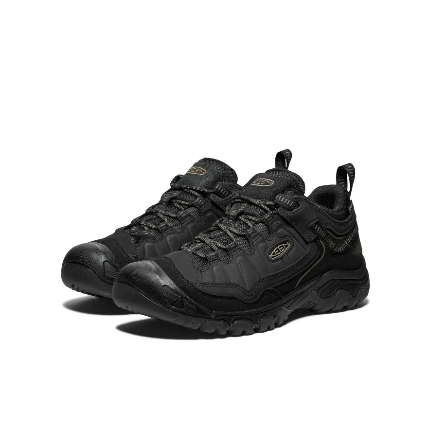 Men's Targhee IV Waterproof Hiking Shoe  |  Triple Black KEEN