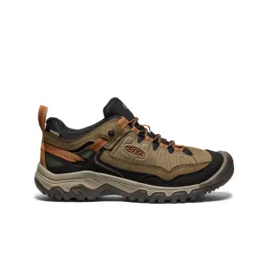 Men's Targhee IV Wide Waterproof Hiking Shoe  |  Sea Turtle/Roasted Pecan KEEN