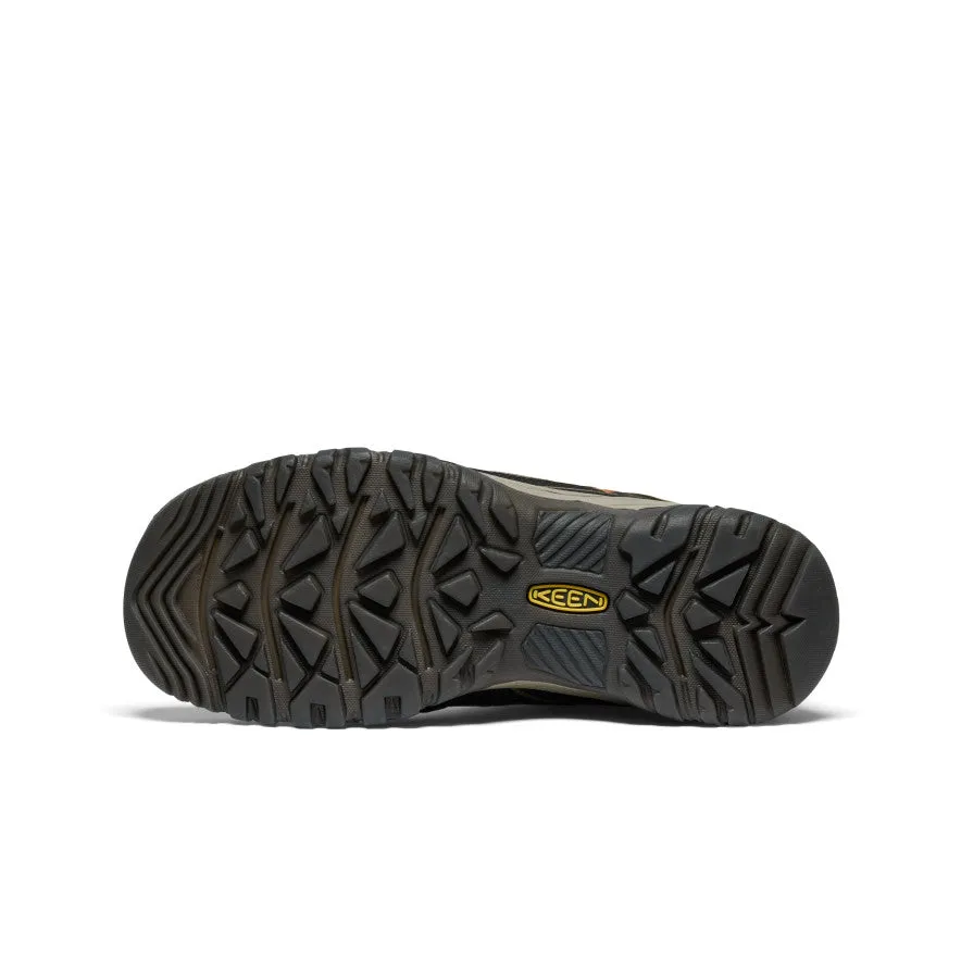 Men's Targhee IV Wide Waterproof Hiking Shoe  |  Sea Turtle/Roasted Pecan KEEN