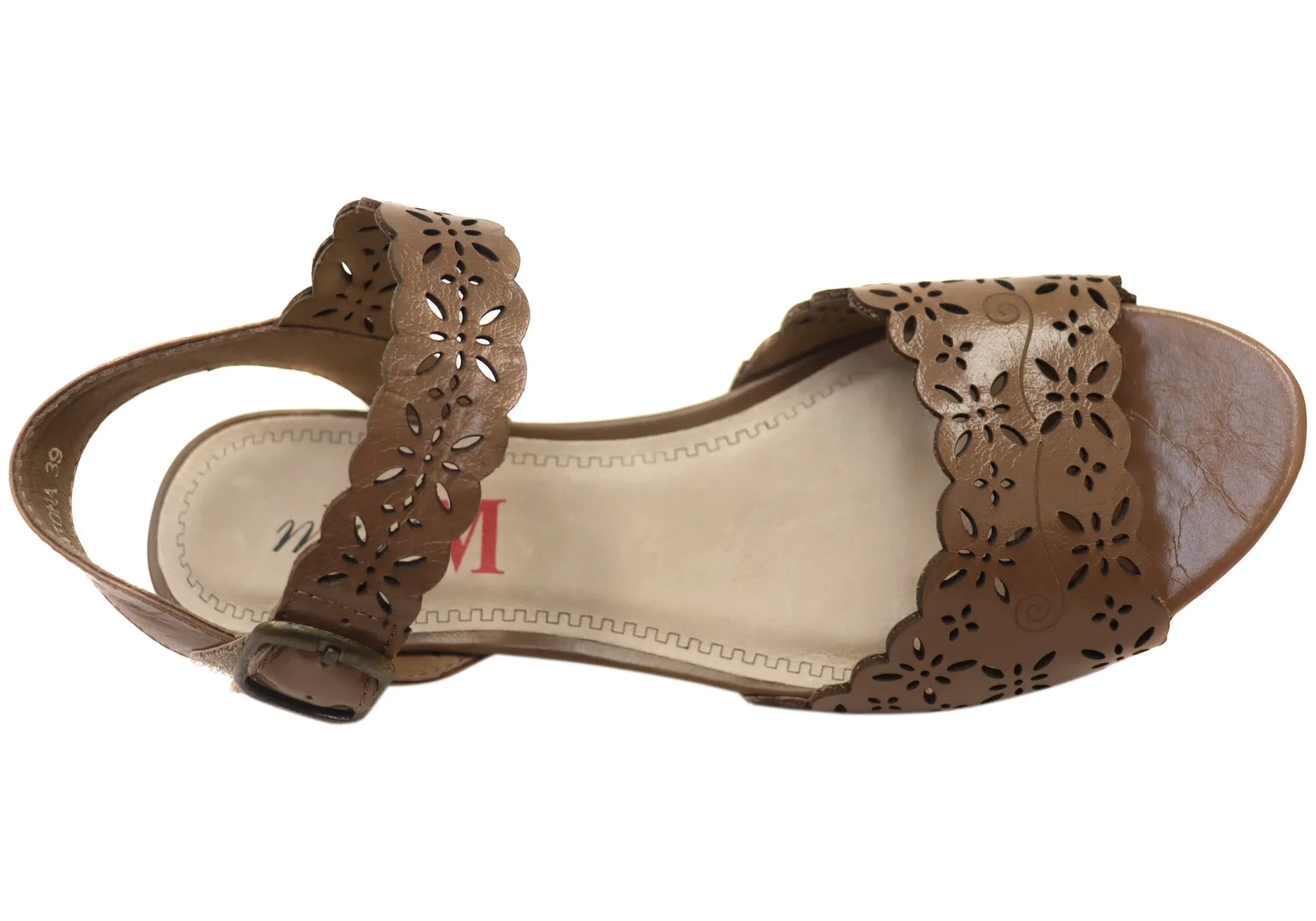Miss M Latona Womens Leather Sandals