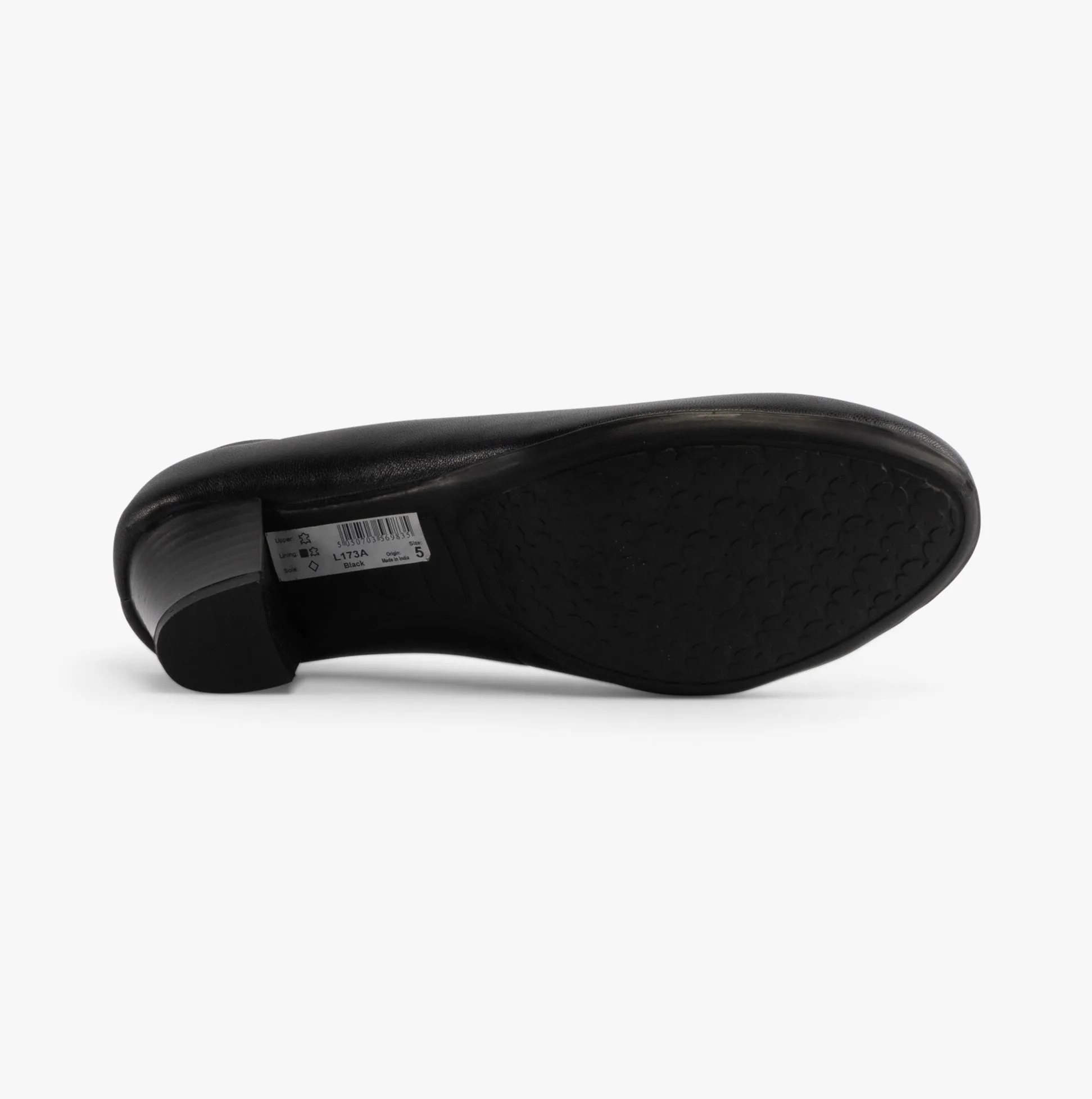 Mod Comfys KLEIA Womens Leather Court Shoe Black