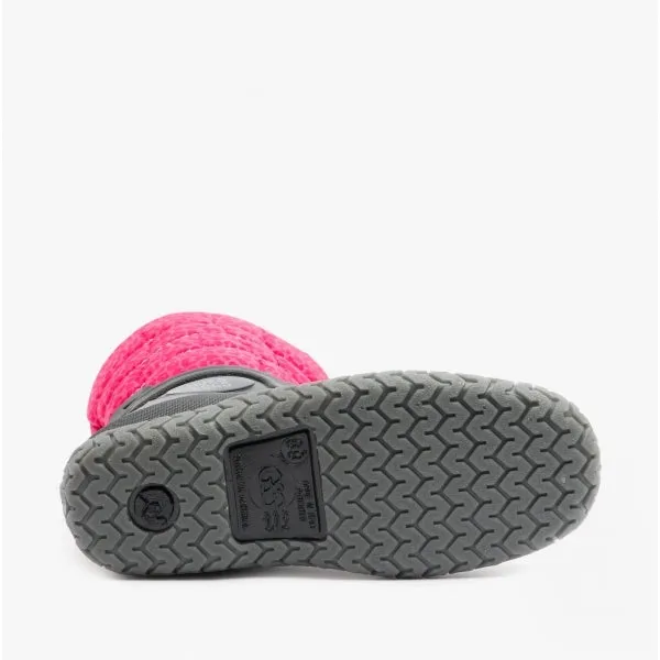 Mud Dogs NORDIC Womens Boots Black/Pink Leopard
