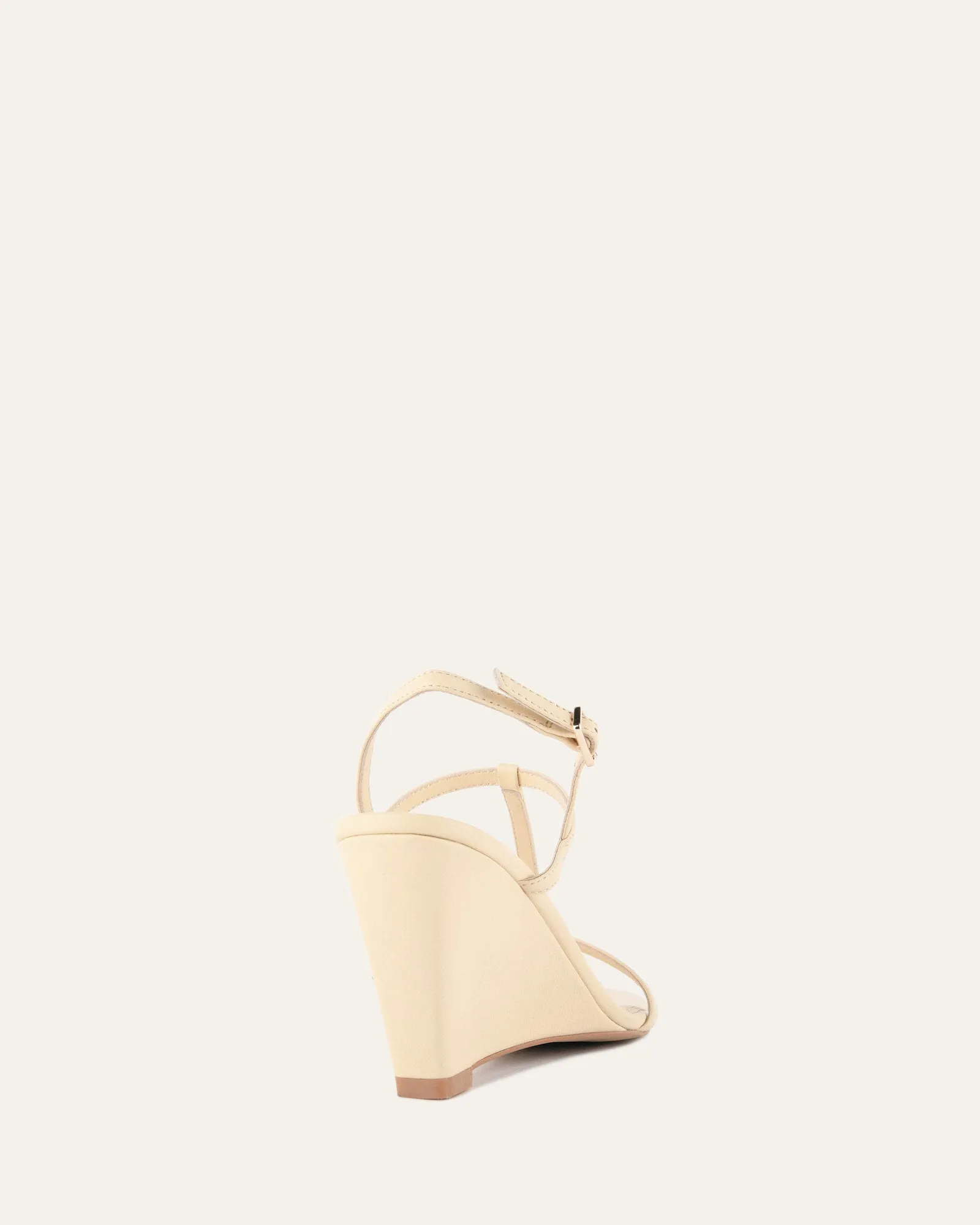 OPHELIA MID HEEL WEDGES BUTTER LEATHER Jo Mercer