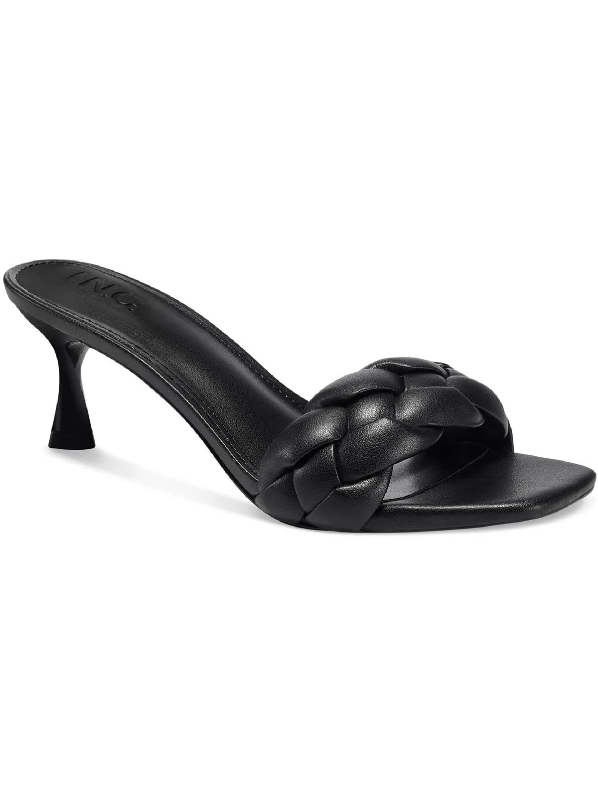 Parker Womens Faux Leather Braided Dress Sandals