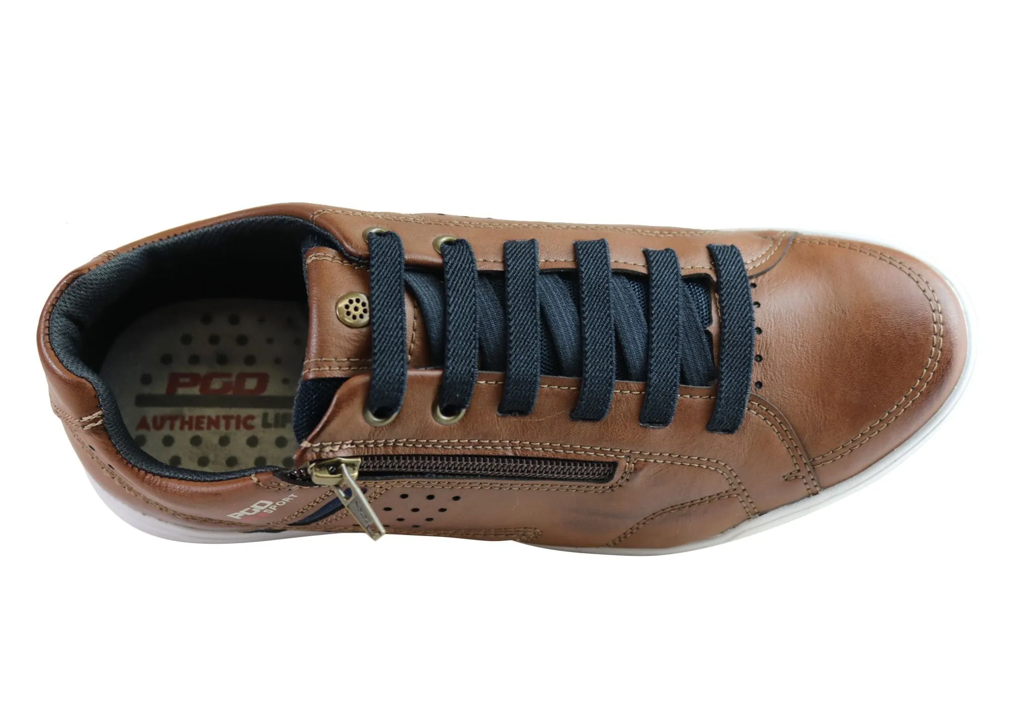 Pegada Timothy Mens Slip On Comfort Casual Shoes Made In Brazil