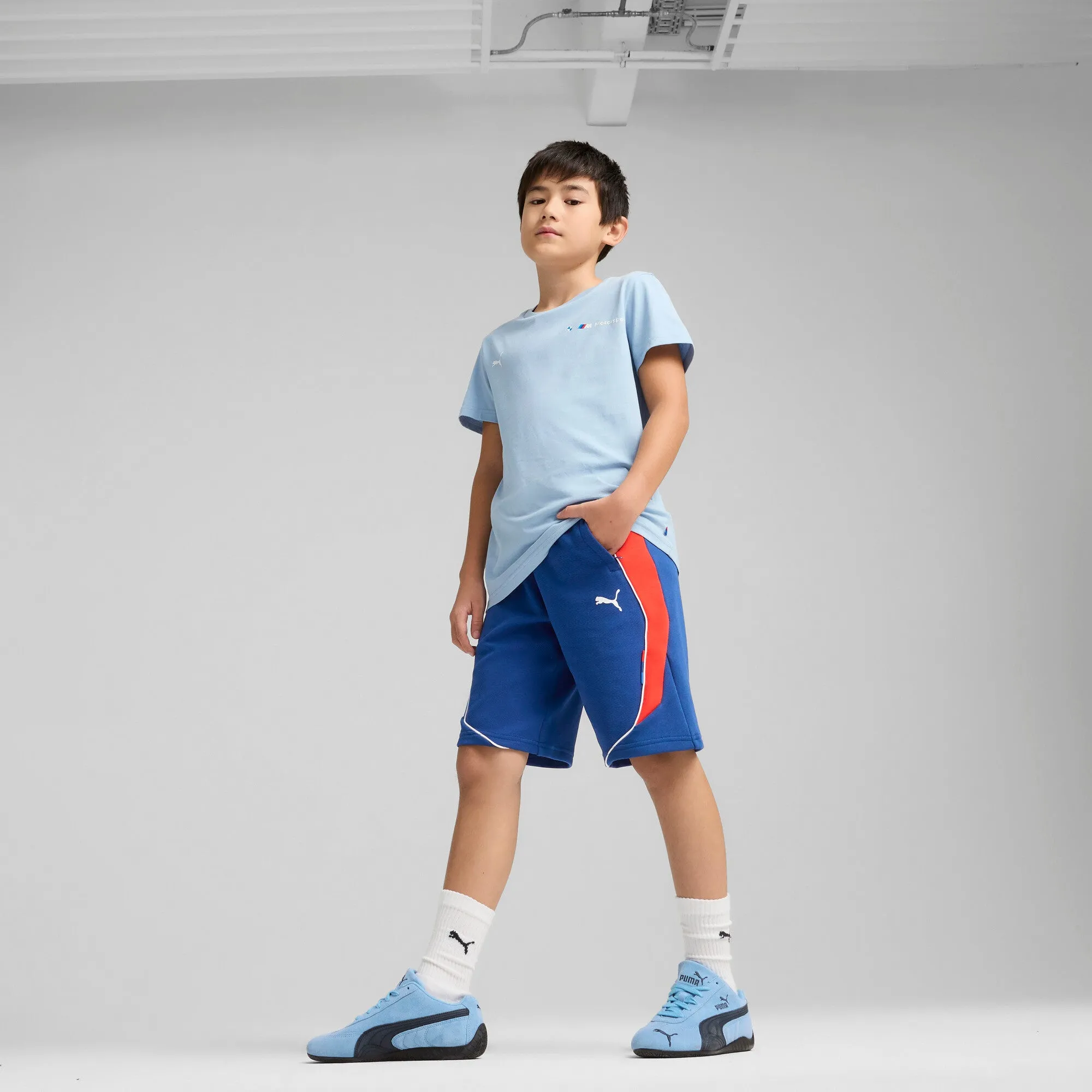 PUMA Big Kids' BMW M Motorsport Sweat Shorts