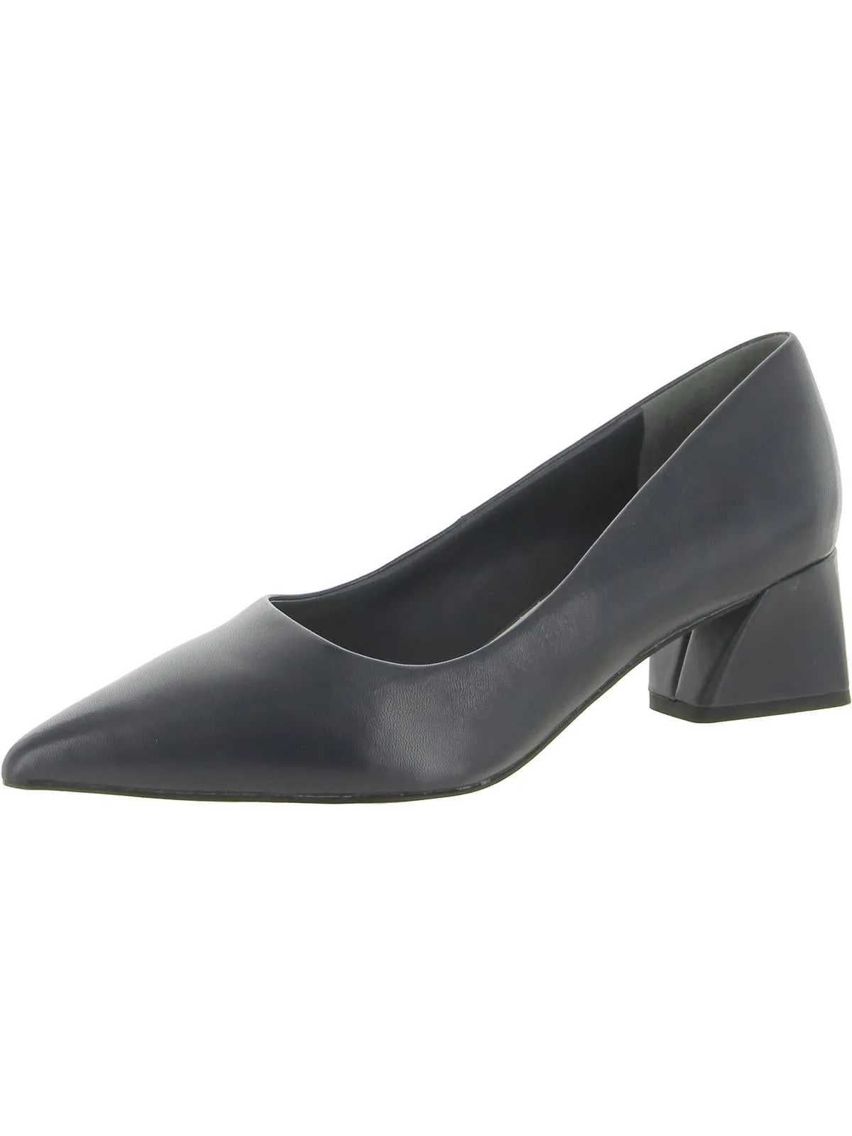 Racer Womens Leather Slip On Pumps