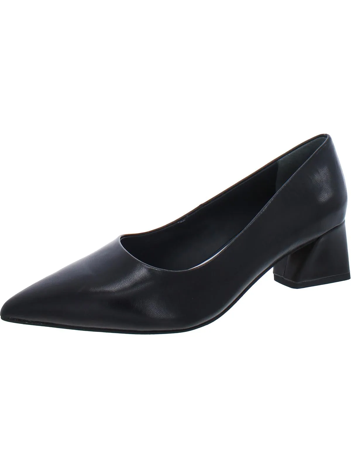 Racer Womens Leather Slip On Pumps