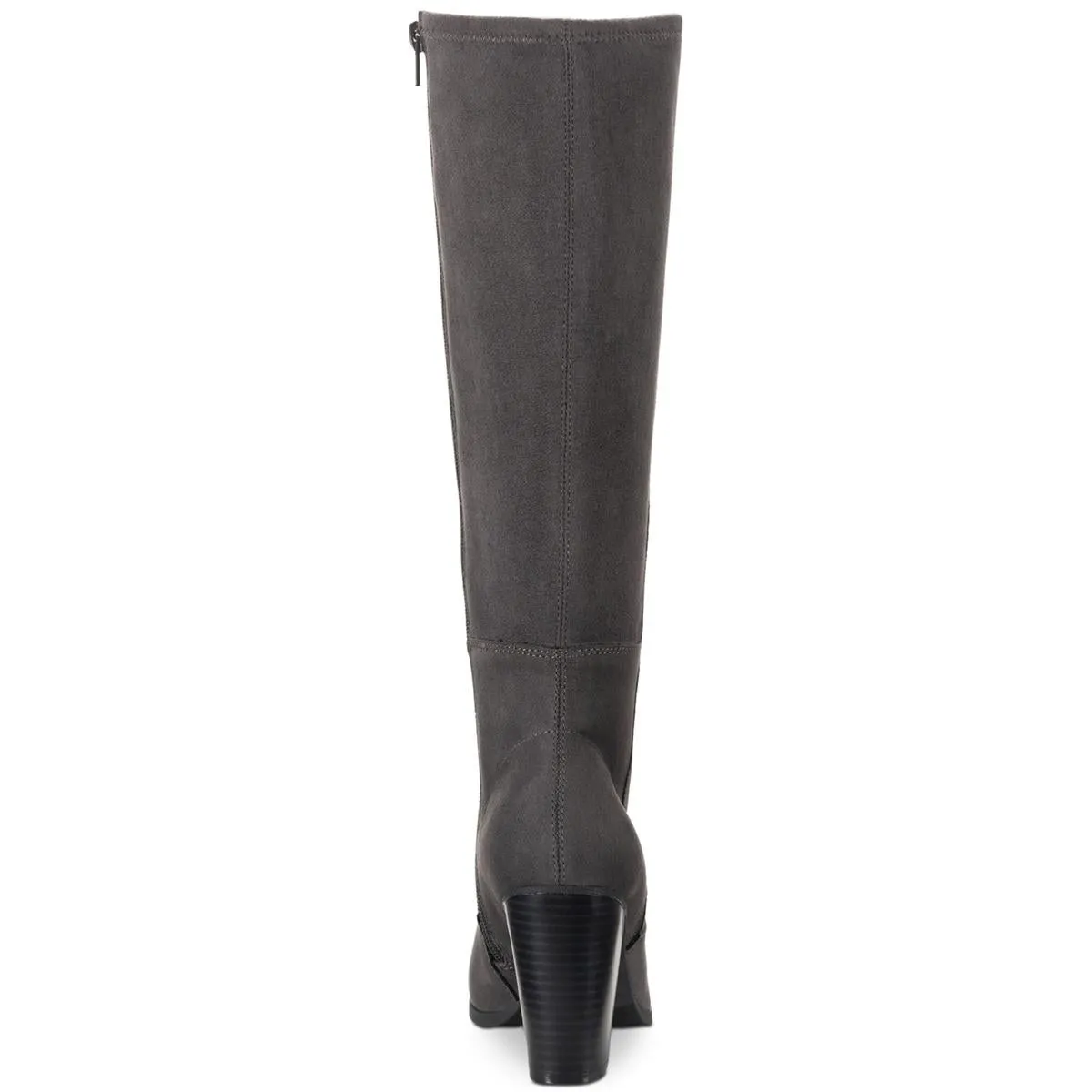 Reformation Addyy Womens Faux Suede Block Heel Knee-High Boots
